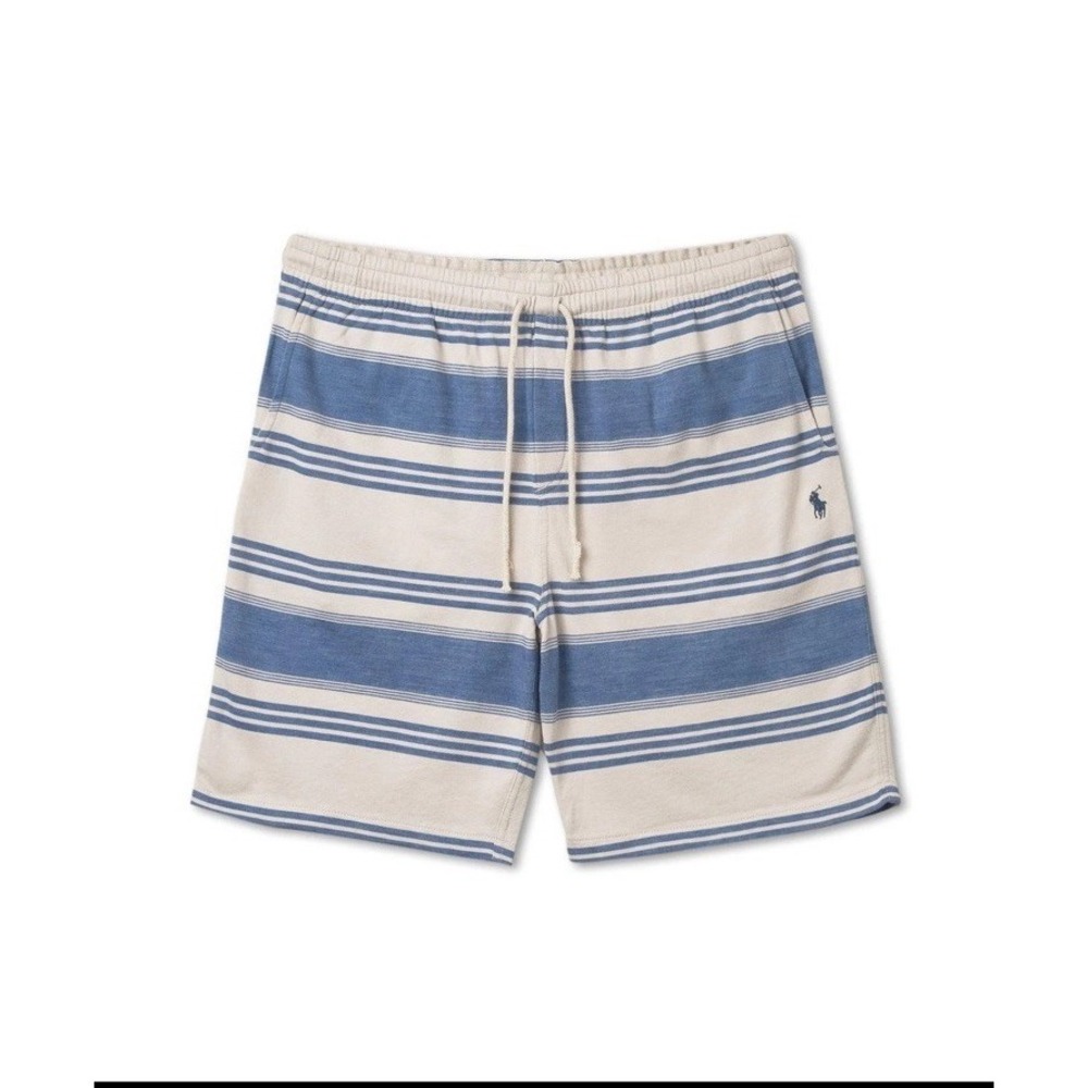 Polo Ralph Lauren Striped Spa Terry Shorts - Patina Stripe 5XLT